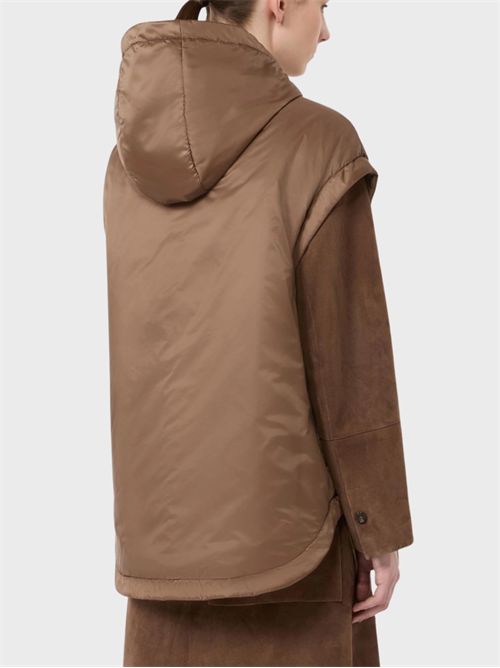 Oversized hooded padded vest MAX MARA THE CUBE | 2629296034600020